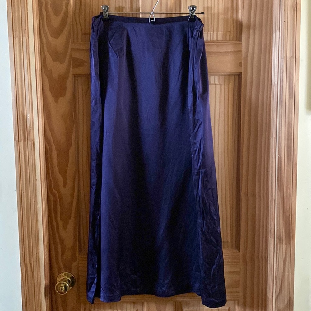 Victoria Holley purple slip skirt (14)